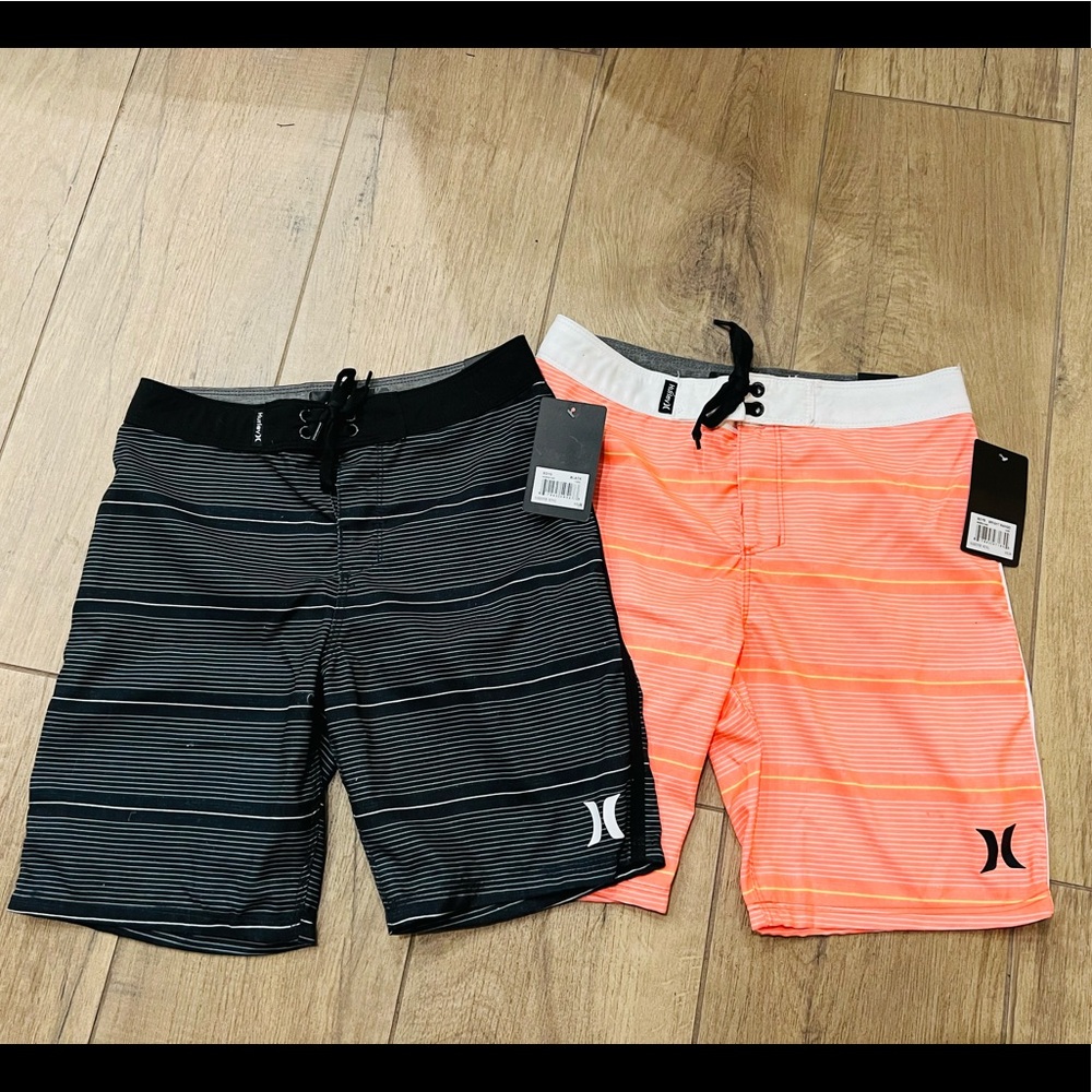 Selling together- Hurley boys swim trunks